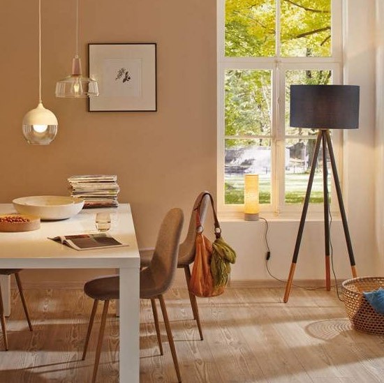 76,95 € Envio grátis | Lâmpada pendurada 20W 110×19 cm. Cristal e concreto. Cor cinza
