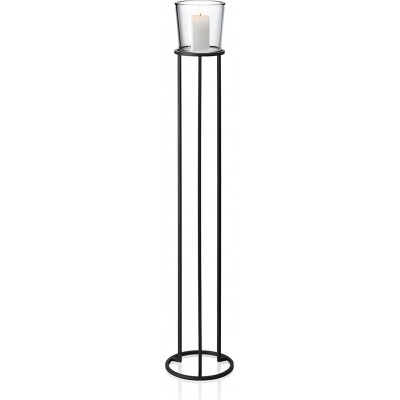 113,95 € Envío gratis | Accesorios de iluminación Ø 26 cm. Soporte para velas Metal. Color negro