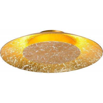 Deckenlampe 12W Runde Gestalten Ø 38 cm. LED Wohnzimmer, schlafzimmer und empfangshalle. Metall. Orange Farbe