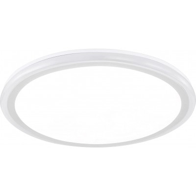 135,95 € Free Shipping | Indoor ceiling light 28W Round Shape Ø 40 cm. Remote control Living room, bedroom and lobby. PMMA. White Color
