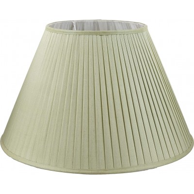 92,95 € Free Shipping | Lamp shade Conical Shape 50×50 cm. Tulip Living room, dining room and lobby. Classic Style. Textile. Green Color