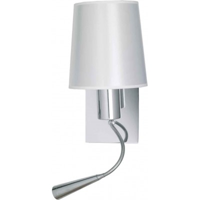Настенный светильник для дома 1W Цилиндрический Форма 30×20 cm. Дополнительный свет для чтения Гостинная, столовая и спальная комната. Стали. Покрытый хром Цвет