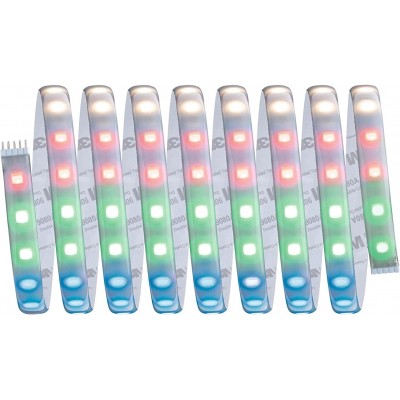 124,95 € Kostenloser Versand | LED-Streifen und Schlauch 35W LED 3000K Warmes Licht. 300 cm. 3 Meter. LED Strip Coil-Reel. Fernbedienung. Mehrfarbiges RGB Pmma. Silber Farbe