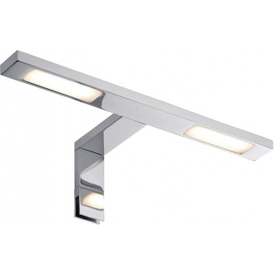 95,95 € Free Shipping | Furniture lighting 6W Extended Shape 30×11 cm. Wall LED Dining room, bedroom and lobby. Modern Style. Metal casting. Plated chrome Color