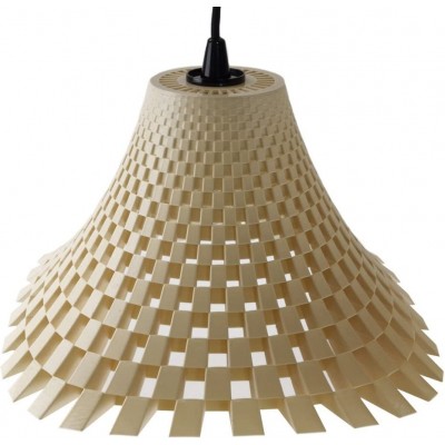 Hanging lamp 40W Conical Shape 160×30 cm. Living room, dining room and bedroom. Modern Style. PMMA. Beige Color