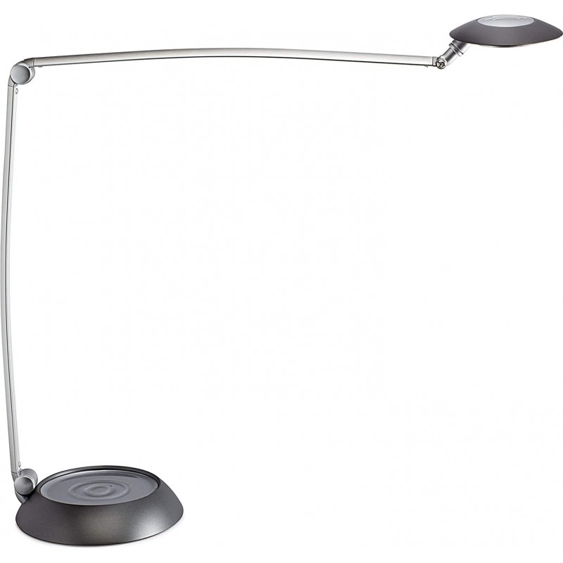 129,95 € Envio grátis | Lampada de escritorio 6W Forma Alongada 47×23 cm. Articulável Sala de jantar, quarto e salão. Alumínio. Cor prata