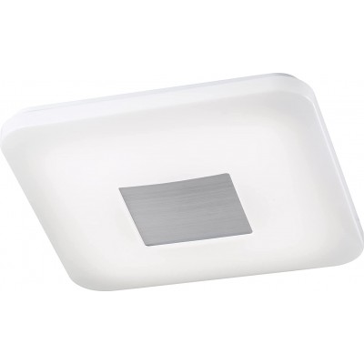 69,95 € Free Shipping | Indoor ceiling light 25W Square Shape 33×33 cm. LED. Remote control Living room, dining room and lobby. Modern Style. PMMA. White Color