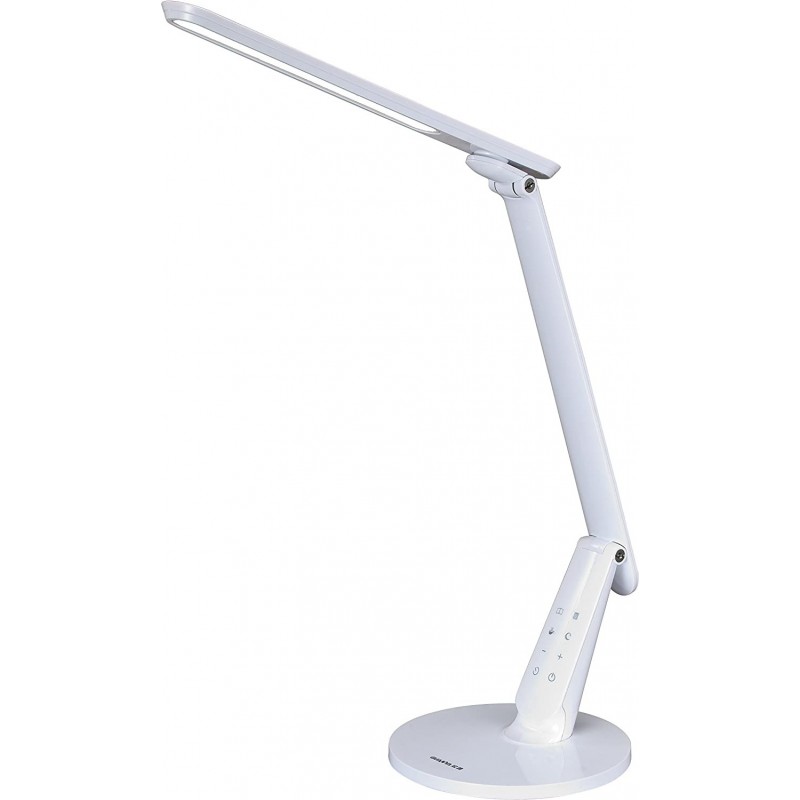 124,95 € Spedizione Gratuita | Lampada da scrivania 10W 69×60 cm. LED articolabile Abs e metallo. Colore bianca