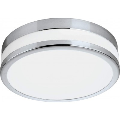 92,95 € Kostenloser Versand | Innendeckenleuchte Eglo 11W 3000K Warmes Licht. 23×3 cm. LED Stahl. Überzogenes chrom Farbe