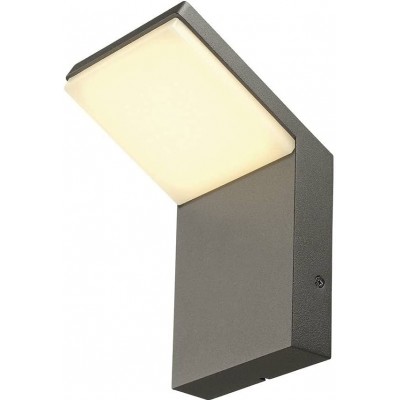 93,95 € Free Shipping | Outdoor wall light 9W Square Shape 17×11 cm. LED Terrace, garden and public space. Modern Style. Aluminum. Anthracite Color