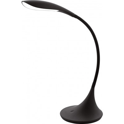 Lámpara de escritorio Eglo 4W 3000K Luz cálida. 38×17 cm. Comedor, dormitorio y vestíbulo. Estilo moderno. Color negro