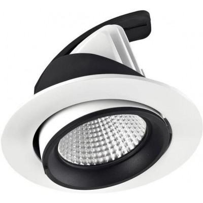 69,95 € Free Shipping | Recessed lighting Round Shape 16×16 cm. LED Living room, bedroom and lobby. Aluminum. White Color