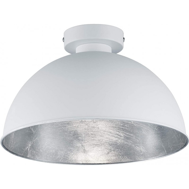 88,95 € Free Shipping | Ceiling lamp Reality 60W Spherical Shape 31×31 cm. Living room. Metal casting. Silver Color