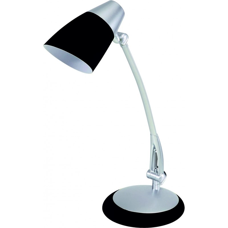 76,95 € Free Shipping | Desk lamp 13W 44×20 cm. Articulable Metal casting. Black Color