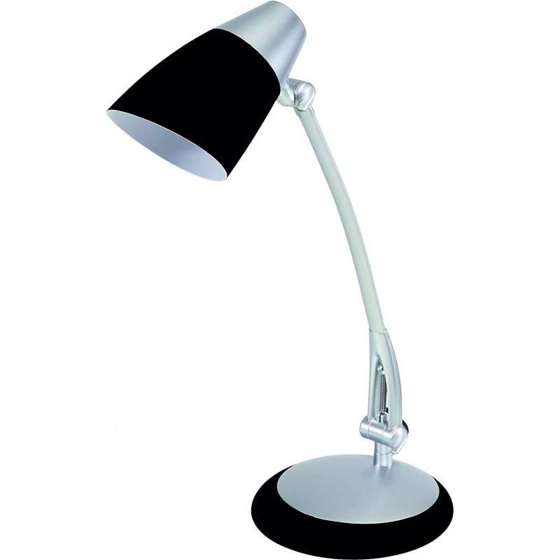 79,95 € Free Shipping | Desk lamp 13W Conical Shape 44×20 cm. Articulable Living room, dining room and lobby. Modern Style. Metal casting. Black Color