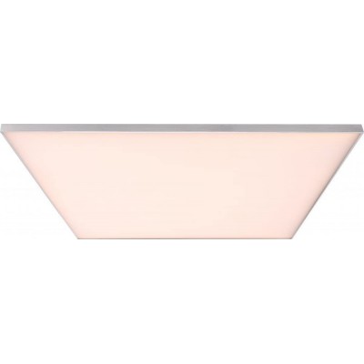 72,95 € Free Shipping | Recessed lighting Square Shape 60×60 cm. LED Living room, dining room and bedroom. Acrylic. Nickel Color