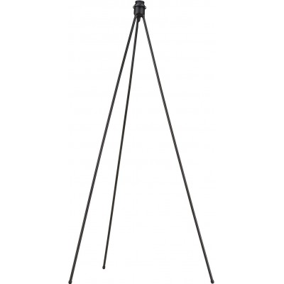 Lámpara de pie 60W Forma Esférica 109×66 cm. Trípode de sujeción Salón, comedor y vestíbulo. Estilo diseño. Aluminio. Color blanco