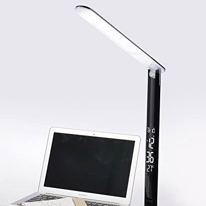 111,95 € Free Shipping | Desk lamp 10W 45×36 cm. Articulable LED Abs and metal casting. Black Color