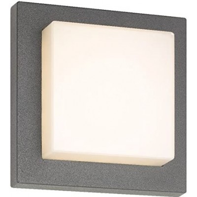 86,95 € Free Shipping | Indoor wall light 5W Square Shape 14×14 cm. Living room, bedroom and lobby. Modern Style. Gray Color