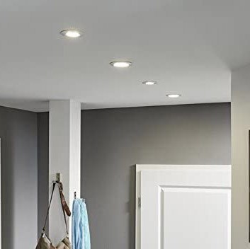 69,95 € Envio grátis | Caixa de 3 unidades Iluminação embutida 5W 3000K Luz quente. 8×8 cm. LED Pmma. Cor branco