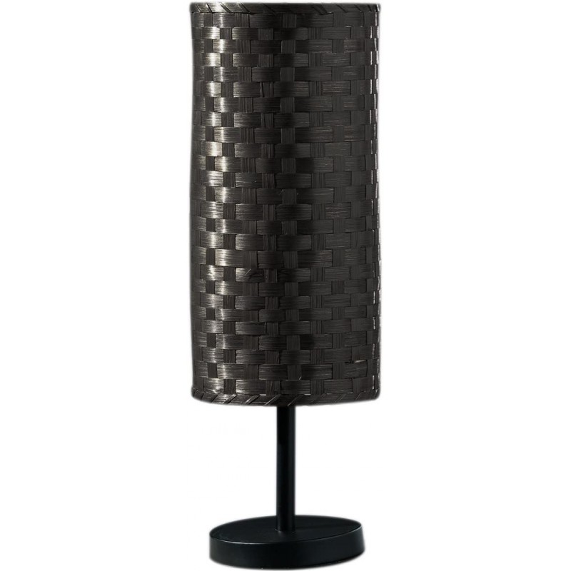74,95 € Envio grátis | Lâmpada de mesa 60W Forma Cilíndrica 55×19 cm. Sala de jantar, quarto e salão. Estilo moderno. Metais. Cor preto