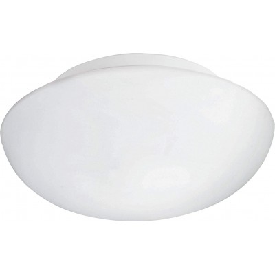 72,95 € Free Shipping | Indoor ceiling light Eglo 60W Round Shape Kitchen and bedroom. Modern Style. Steel, Crystal and Glass. White Color