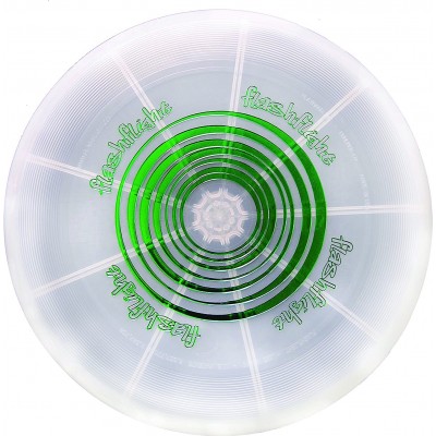Artículos LED Forma Redonda 27×27 cm. Diseño en forma de disco volador. Brilla en la oscuridad Salón, comedor y vestíbulo. Color verde
