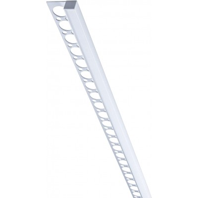 照明灯具 拉长的 形状 100 cm. 1米。带扩散器的 LED 型材 饭厅, 儿童专区 和 办公室. 铝. 白色的 颜色