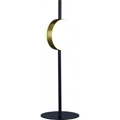 Table lamp Spherical Shape 45×15 cm. Living room, dining room and bedroom. Steel, Stainless steel and Acrylic. White Color