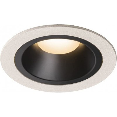 144,95 € Free Shipping | Recessed lighting 17W Round Shape 11×11 cm. Position adjustable LED Living room, dining room and lobby. Modern Style. Polycarbonate. White Color