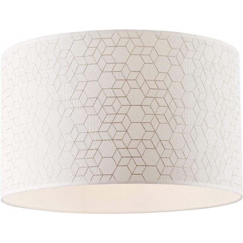 121,95 € Spedizione Gratuita | Schermo della lampada 27 cm. Tulipano Metallo, carta e tessile. Colore bianca