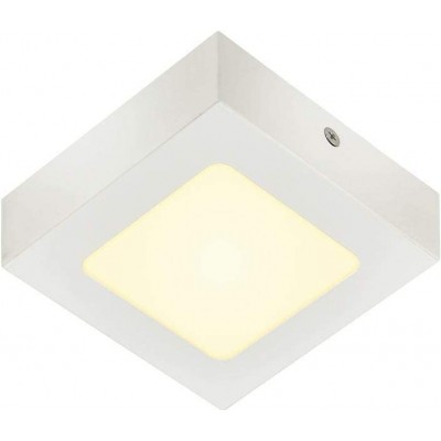 Внутренний потолочный светильник 8W Квадратный Форма 12×12 cm. Гостинная, столовая и спальная комната. Современный Стиль. Алюминий. Белый Цвет
