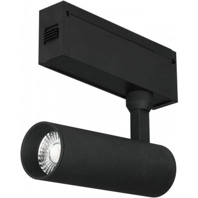 126,95 € Envoi gratuit | Projecteur d'intérieur 15W 30×10 cm. LED réglable. système rail-rail Pmma. Couleur noir