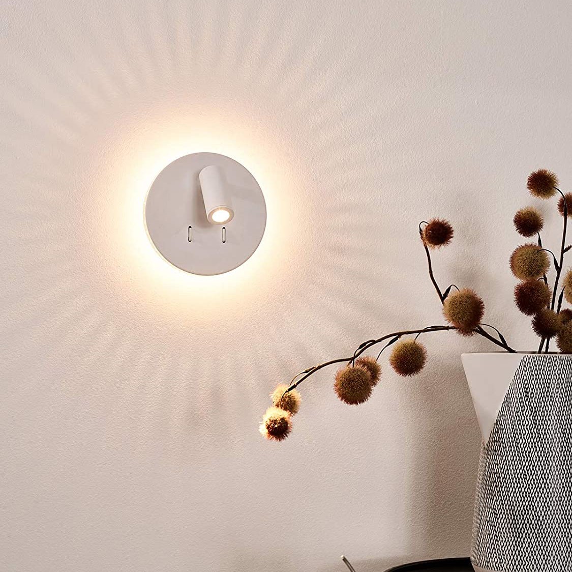 125,95 € Envío gratis | Foco para interior 6W 14×14 cm. Metal. Color blanco