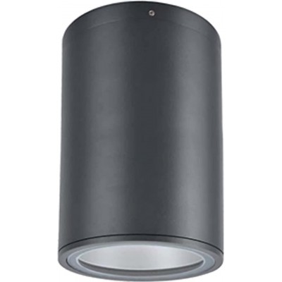 室内射灯 8W 圆柱型 形状 11×9 cm. 客厅, 卧室 和 大堂设施. 铝. 黑色的 颜色
