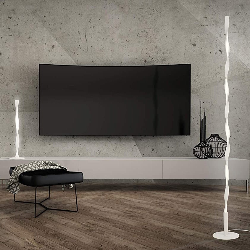 138,95 € Kostenloser Versand | Tischlampe 9W 55×15 cm. Aluminium. Weiß Farbe