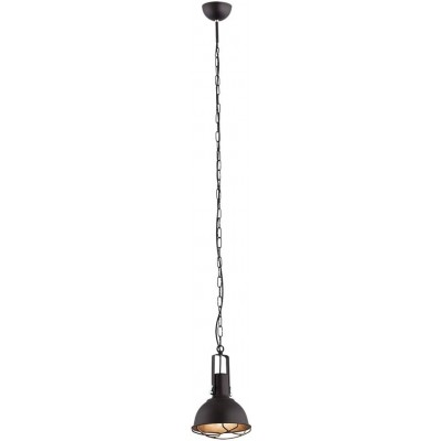 吊灯 15W 球形 形状 125×19 cm. 客厅, 卧室 和 大堂设施. 现代的 风格. 钢 和 铝. 黑色的 颜色