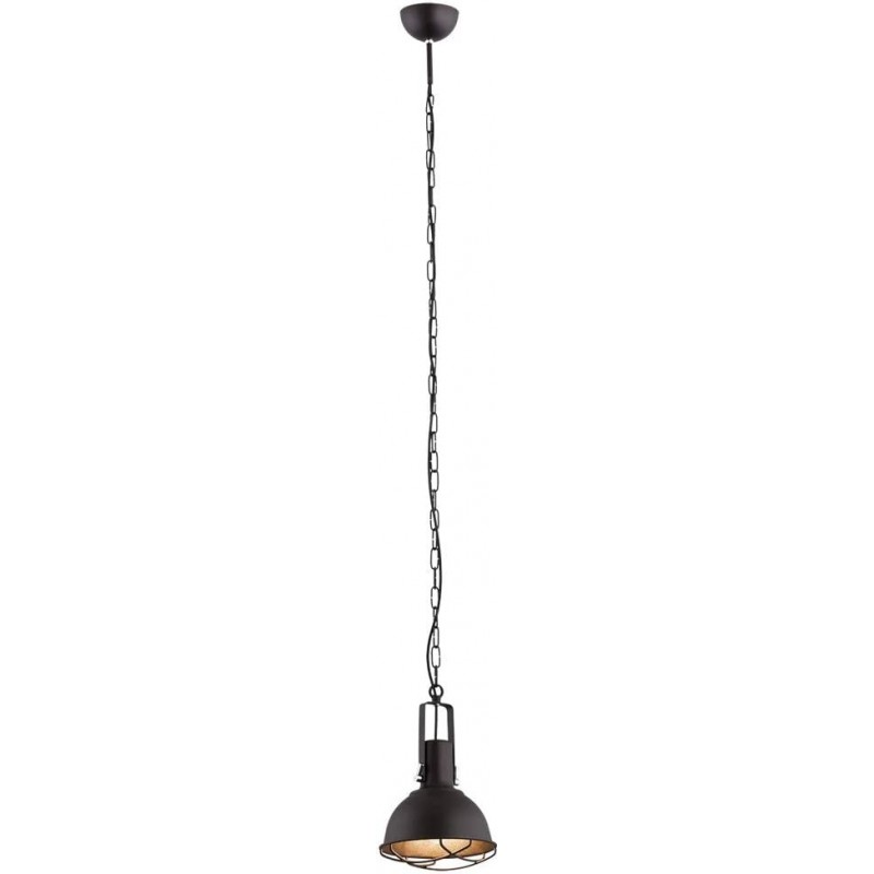87,95 € Free Shipping | Hanging lamp 15W Spherical Shape 125×19 cm. Living room, bedroom and lobby. Modern Style. Steel and Aluminum. Black Color