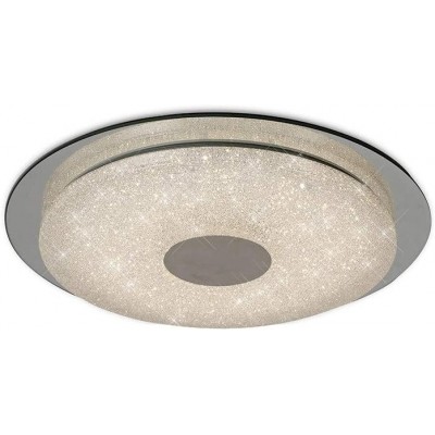 199,95 € Free Shipping | Indoor ceiling light 18W Round Shape 45×45 cm. Living room, bedroom and lobby. Modern Style. Acrylic and Metal casting. White Color