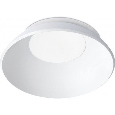 室内顶灯 15W 圆形的 形状 20×20 cm. LED 客厅, 饭厅 和 卧室. 现代的 风格. 铝 和 水晶. 白色的 颜色