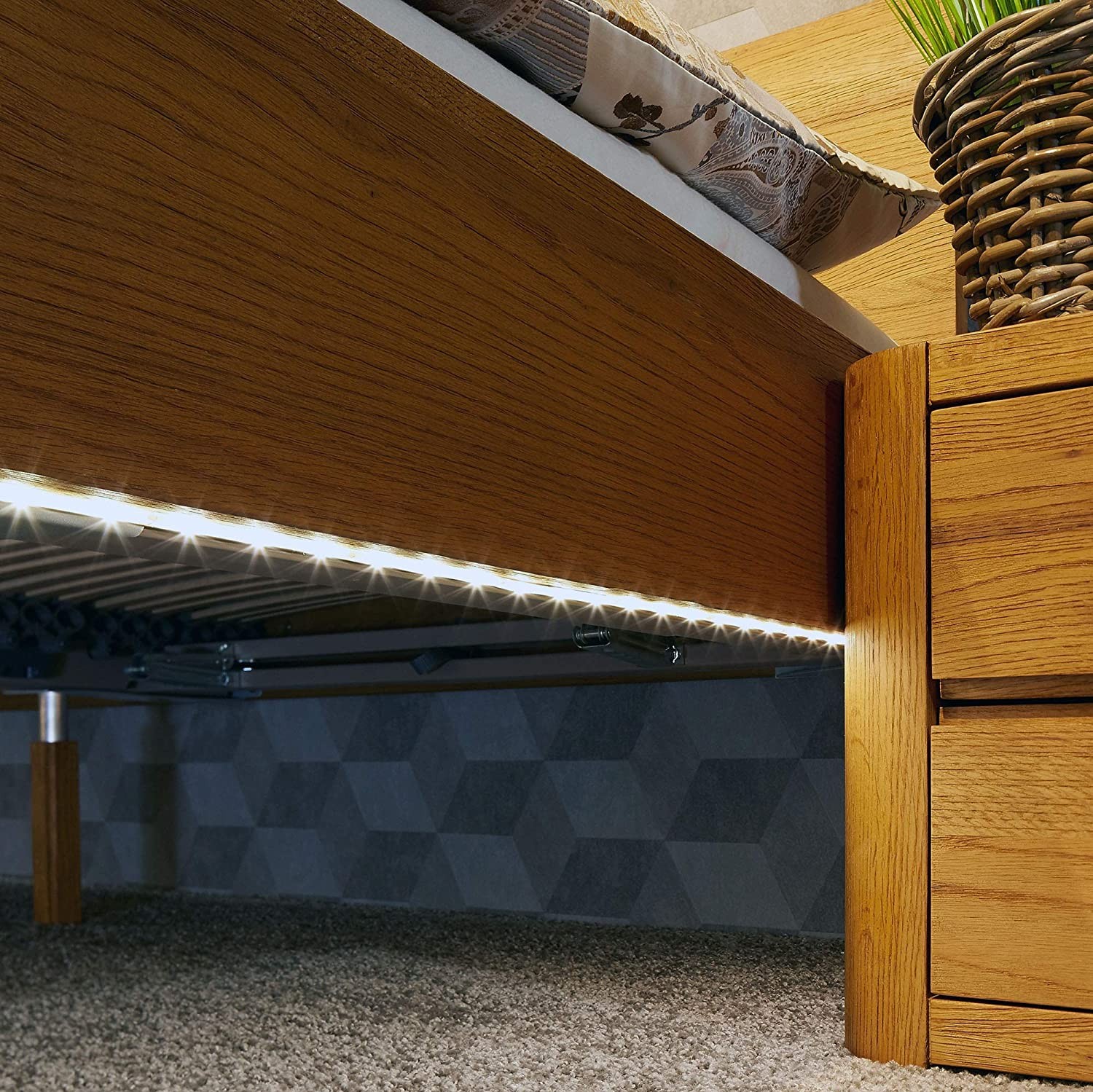 106,95 € Envio grátis | Tira e mangueira de LED 60W LED 500 cm. 5 metros. Faixa de LED Cor branco
