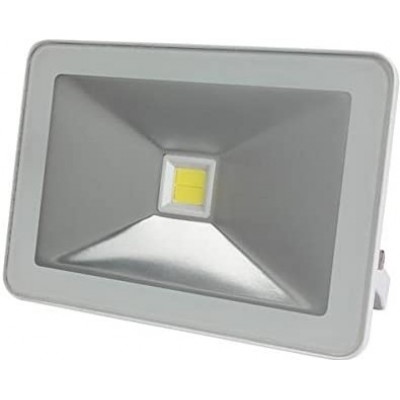 Proiettore da esterno Forma Rettangolare 26×18 cm. LED Soggiorno, sala da pranzo e camera da letto. PMMA. Colore bianca