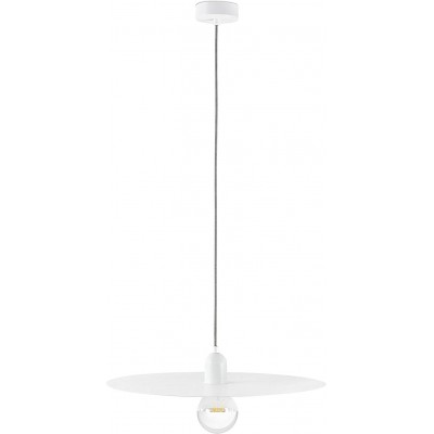 Hanging lamp 60W Round Shape Dining room, bedroom and lobby. Modern and cool Style. Metal casting. White Color