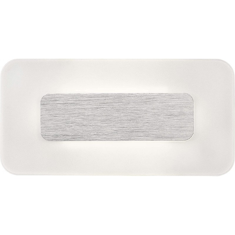 81,95 € Spedizione Gratuita | Schermo della lampada 6W 20×10 cm. Acrilico, alluminio e cristallo. Colore alluminio