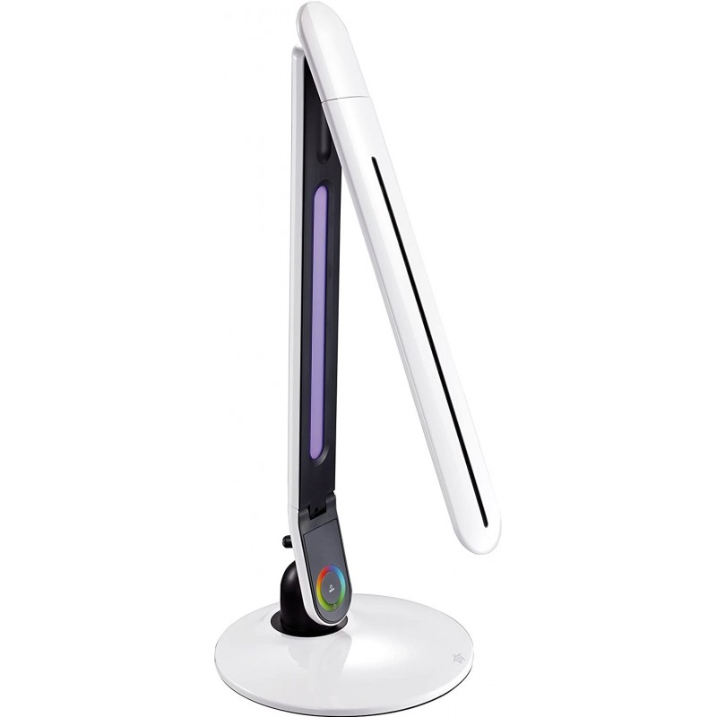 194,95 € Free Shipping | Desk lamp 10W Extended Shape 47×20 cm. Articulable LED Dining room, bedroom and lobby. White Color