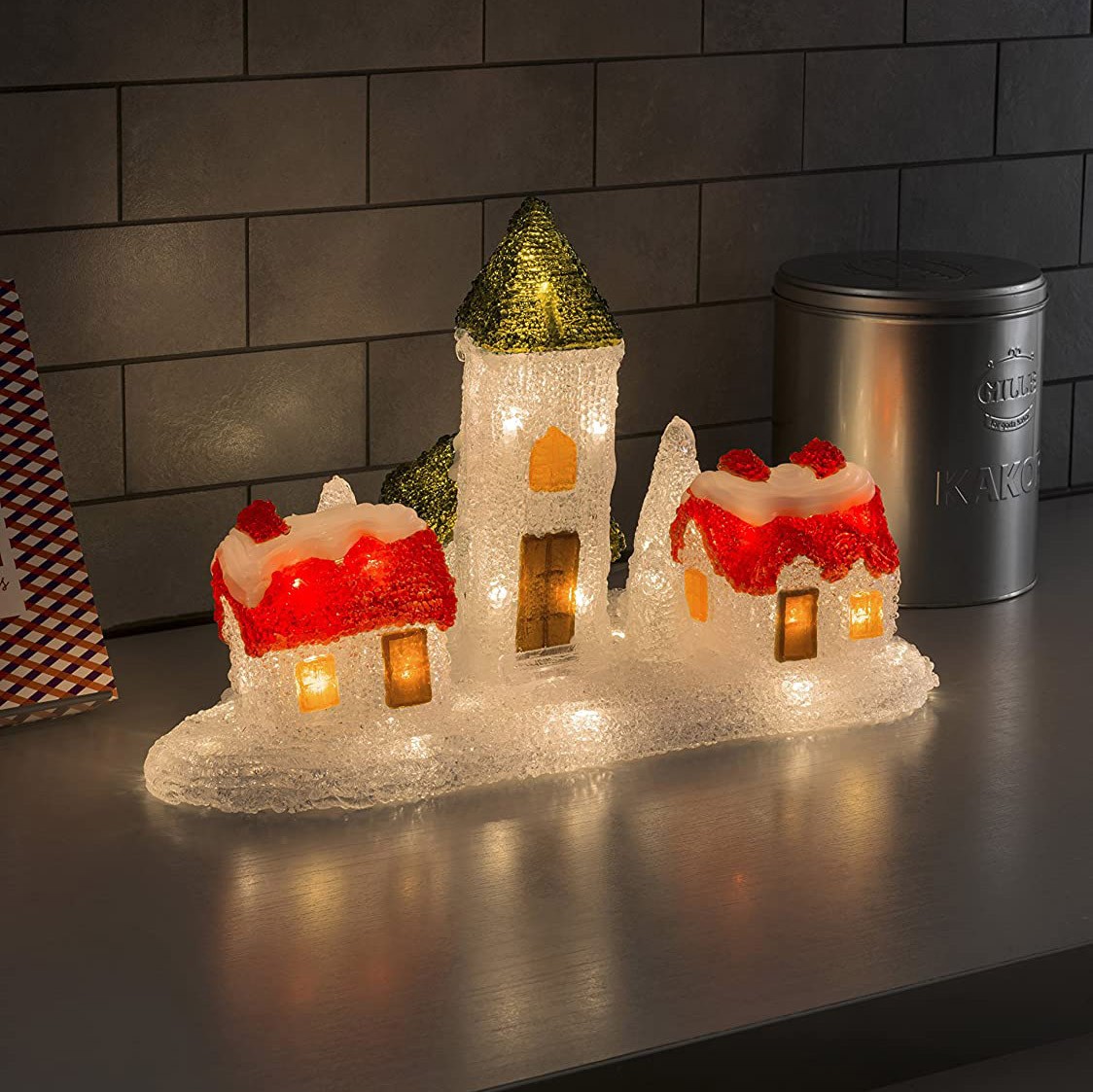38,95 € Envío gratis | Iluminación decorativa 2W 29 cm. Acrílico. Color blanco