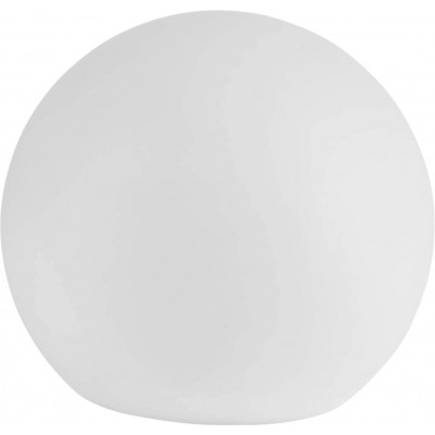 66,95 € Envoi gratuit | Meubles avec éclairage LED 31×31 cm. Sphère lumineuse LED RGM multicolore. recharge solaire. Télécommande Métal. Couleur blanc