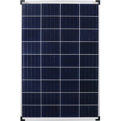 109,95 € Free Shipping | Solar lighting 101×66 cm. Solar recharge. polycrystalline Black Color