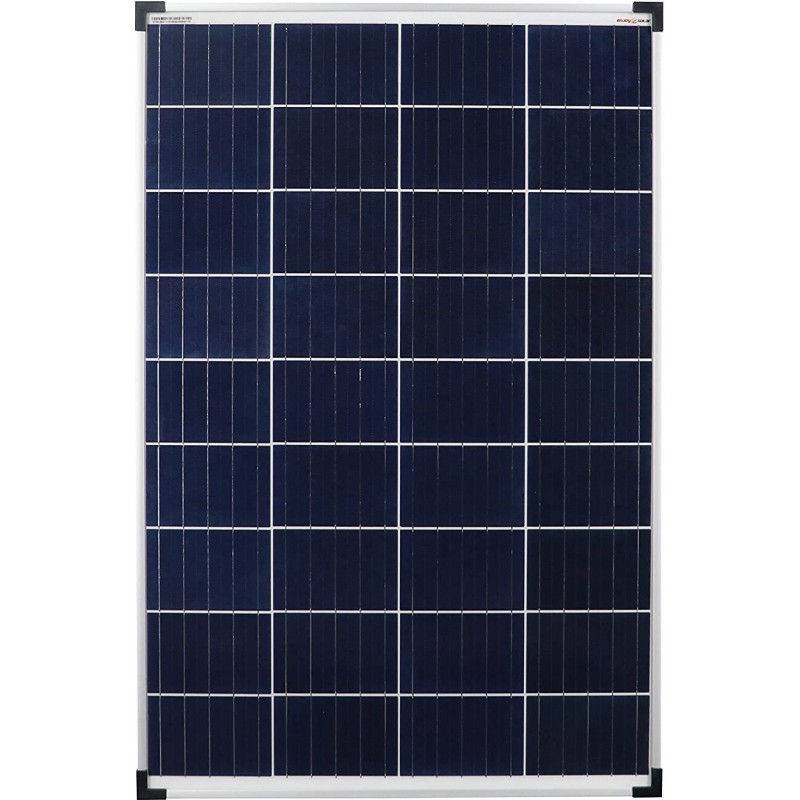 116,95 € 送料無料 | ソーラー照明 長方形 形状 101×66 cm. ソーラー充電。多結晶 テラス, 庭園 そして 公共スペース. ブラック カラー