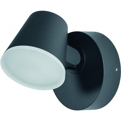 Настенный светильник для дома 13W Коническая Форма 16×13 cm. Столовая, спальная комната и лобби. Алюминий. Серый Цвет
